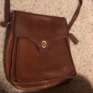 Vintage Coach Leather Bag